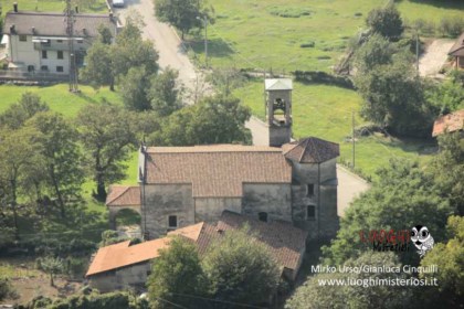 Dettaglio della facciata della Chiesa delle Sante